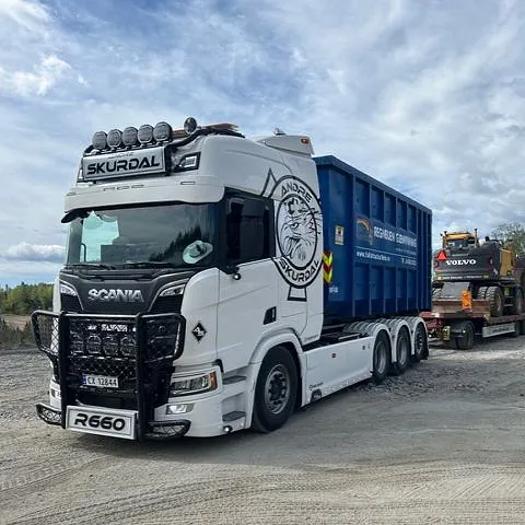 SCANIA R660 - Krokbil 4 akslet - 2023 mod