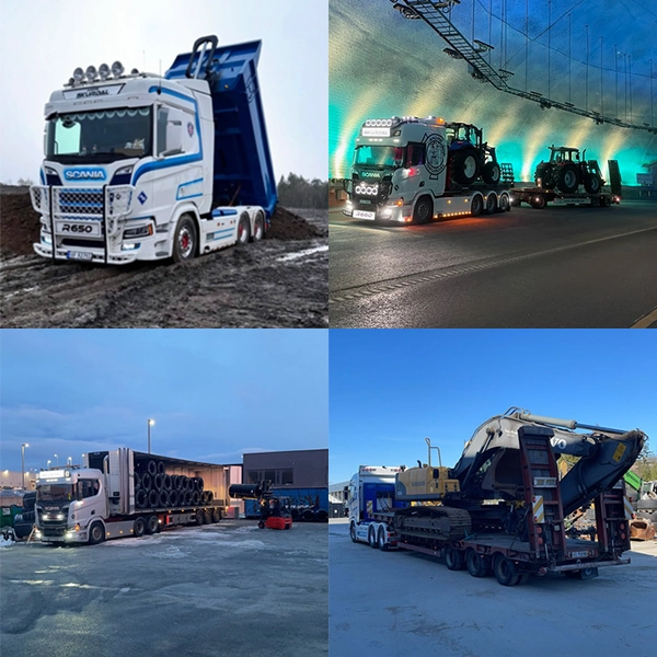 Transport collage